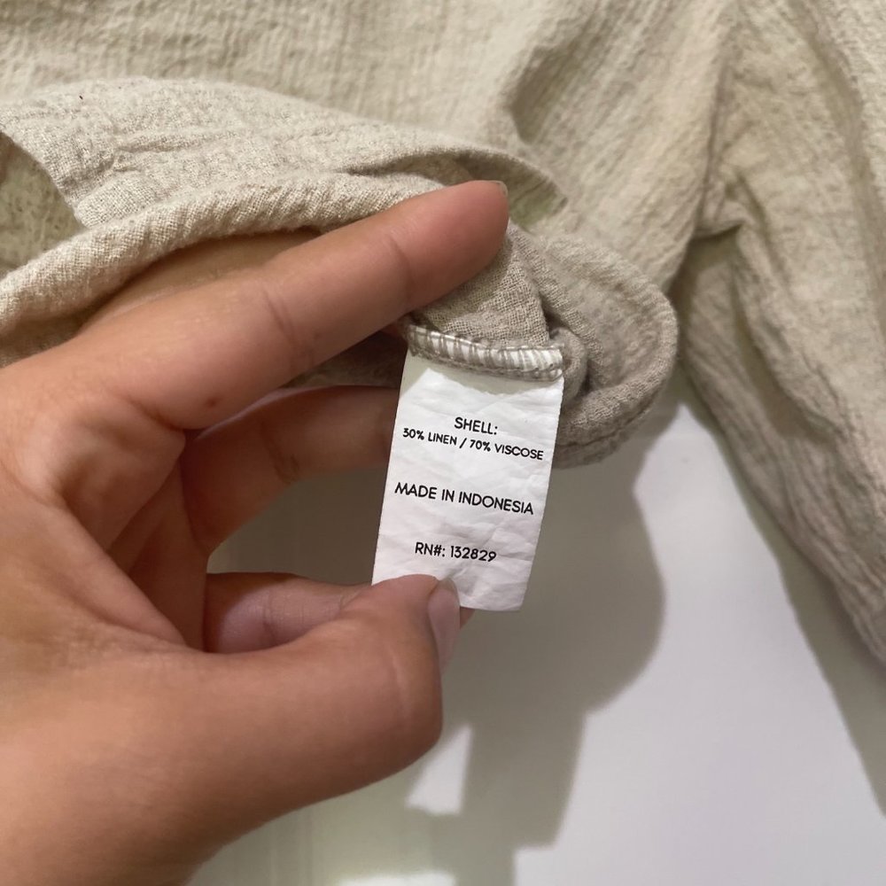 Majorelle Open Button Front Crop Top - image 3